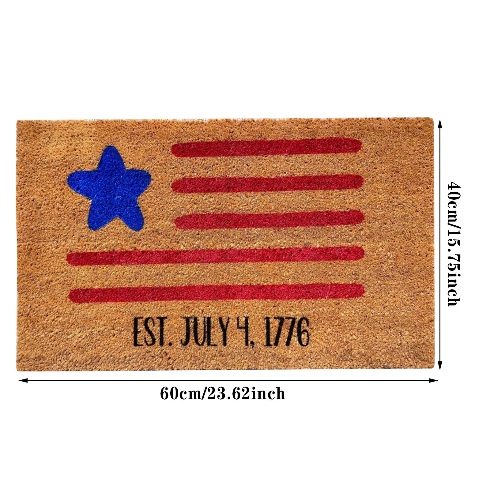 iju7gthy Carpet Rake 4th of July Home Floor Carpet Square Blanket Independent Day Living Room Bedroom Door Anti Slip Family Decor