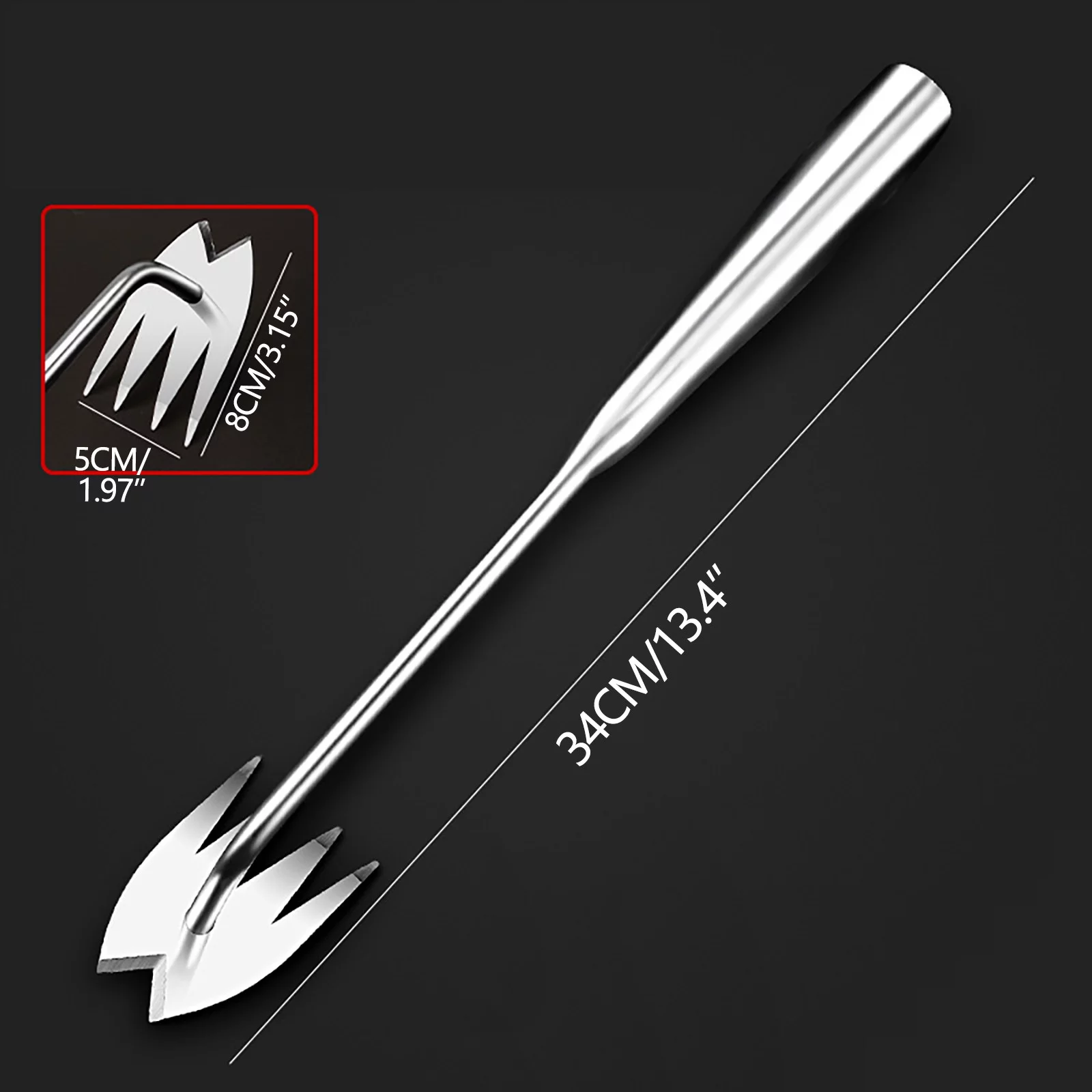 WQQZJJ Weeding Tools With Hoes, Rakes, Shovels, Multifunctional Stainless Steel Gardening And Weeding Tools