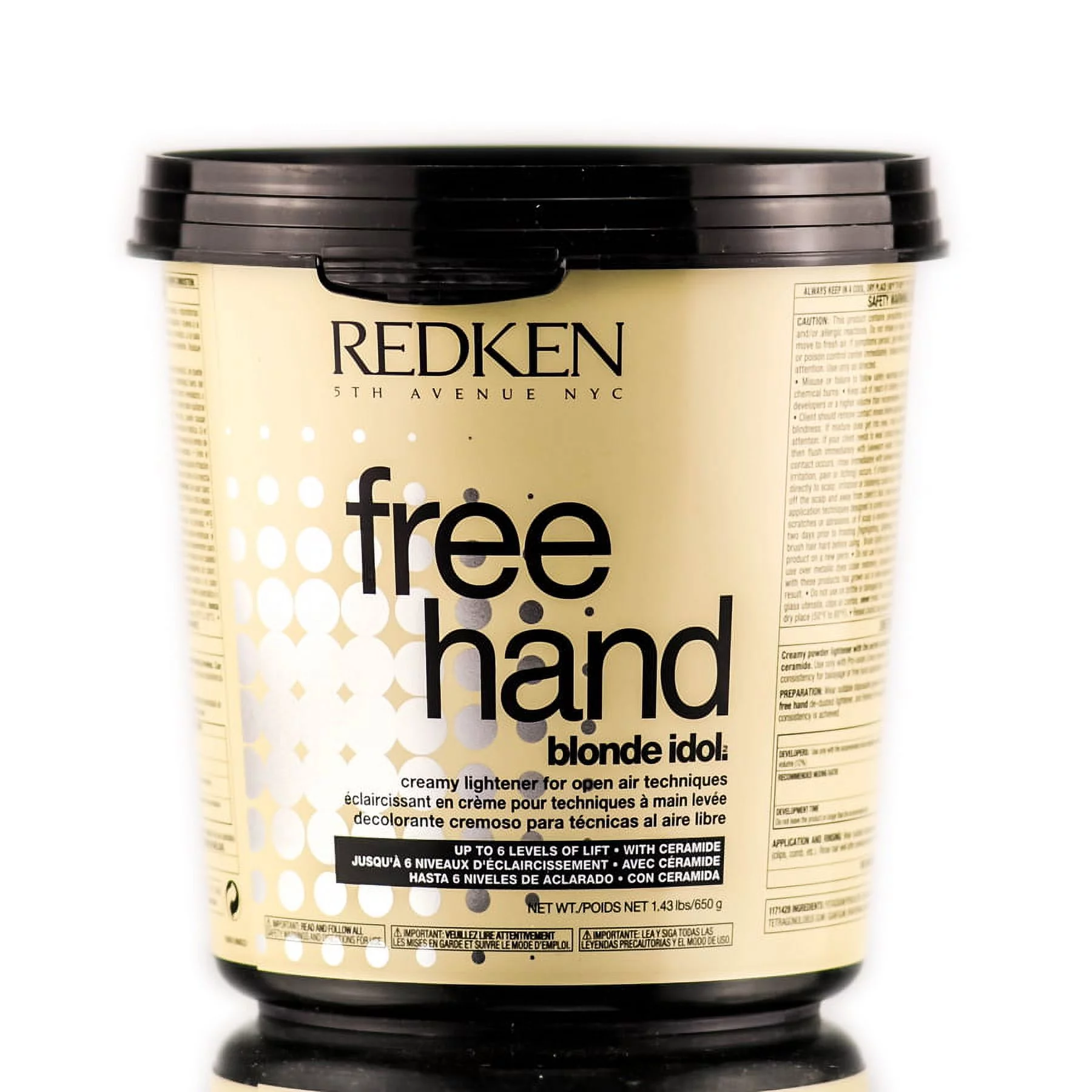 Redken Free Hand Blonde Idol Creamy Lightener - Option : 1.3 lbs