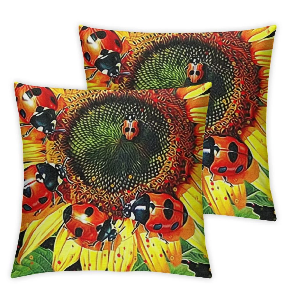 cffrgdeyh Cute Cushion Cover Yellow Throw Pillow Cover for Outdoors Chair Office Black White Geometric Grid Cushion Case for Bedroom Car Party Couch, 22x22in