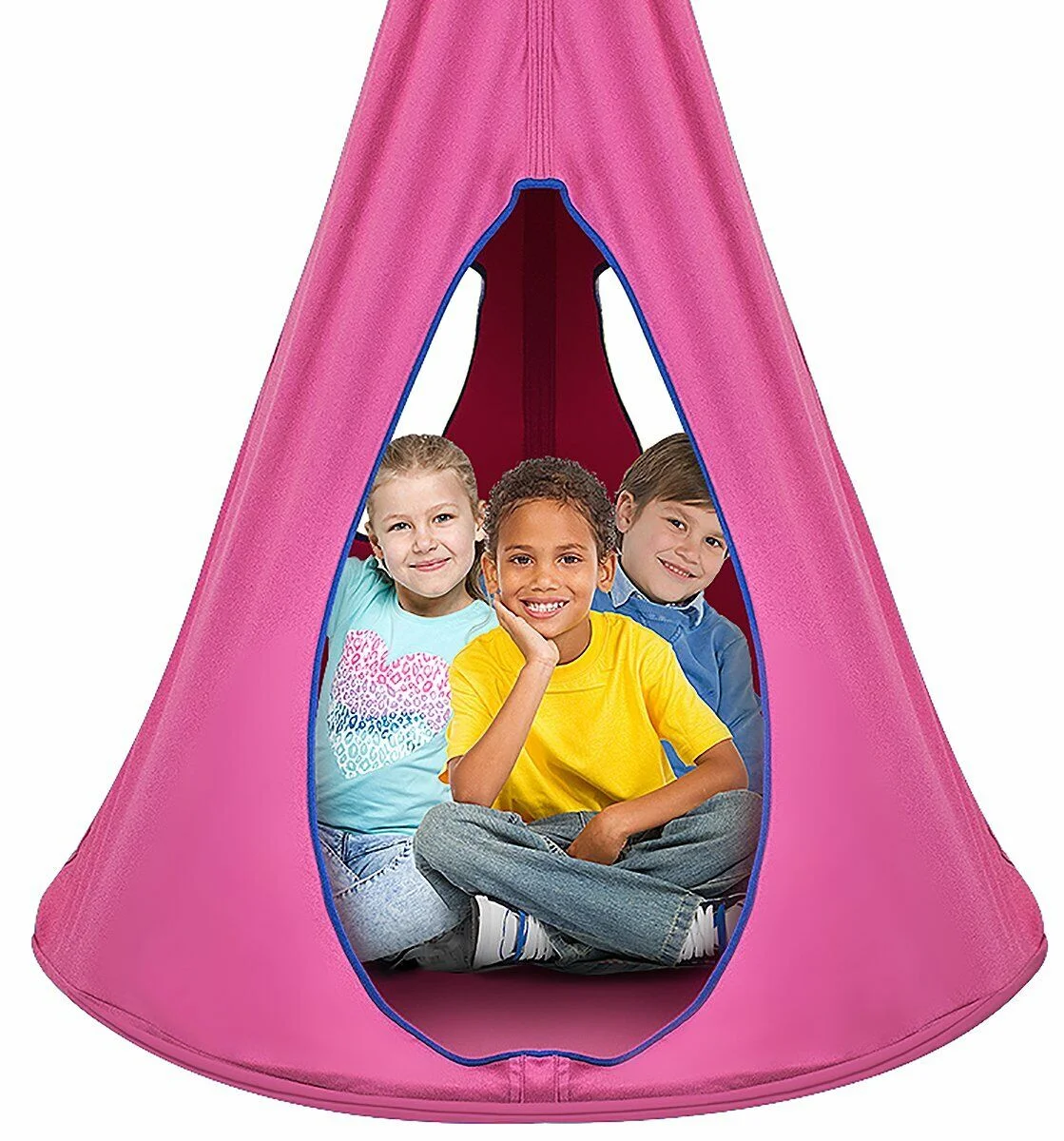Kids Nest Swing Chair Nook, Hanging Seat Hammock for Indoor Outdoor Use