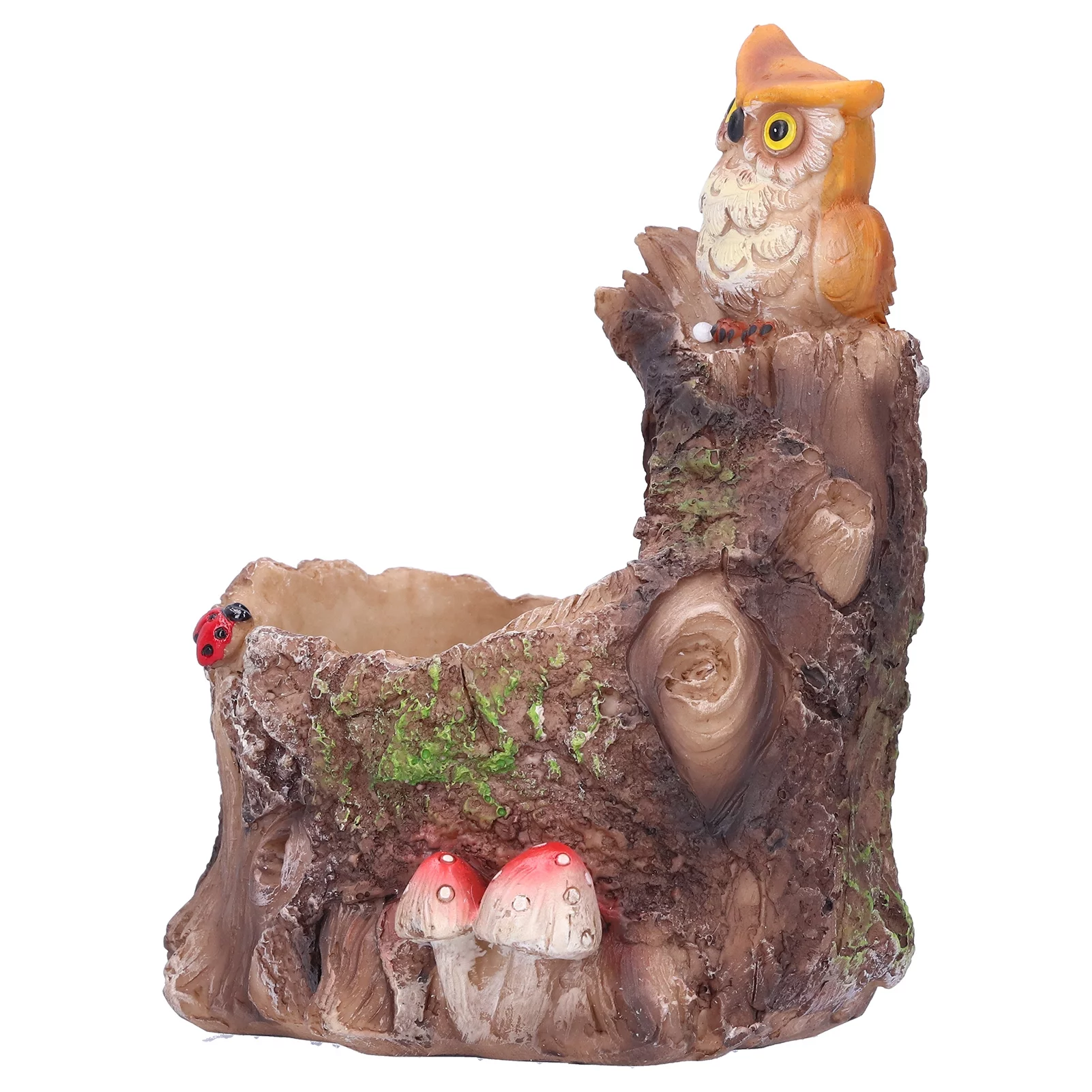 Verdant Touch Succulent Pot Plant Pot Innovative Waterproof Succulent Flower Bonsai Resin Planter Home DecorationEagle Standing on Tree