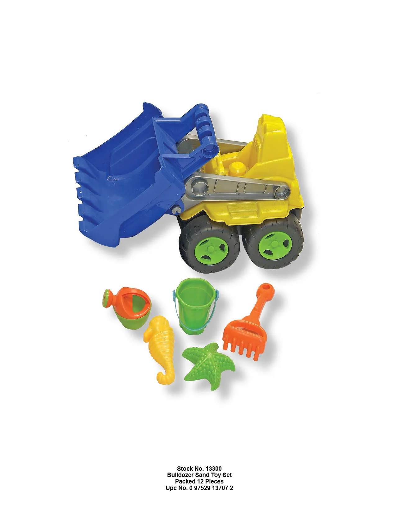 George J Marshall Bulldozer Truck with Sand Toy set