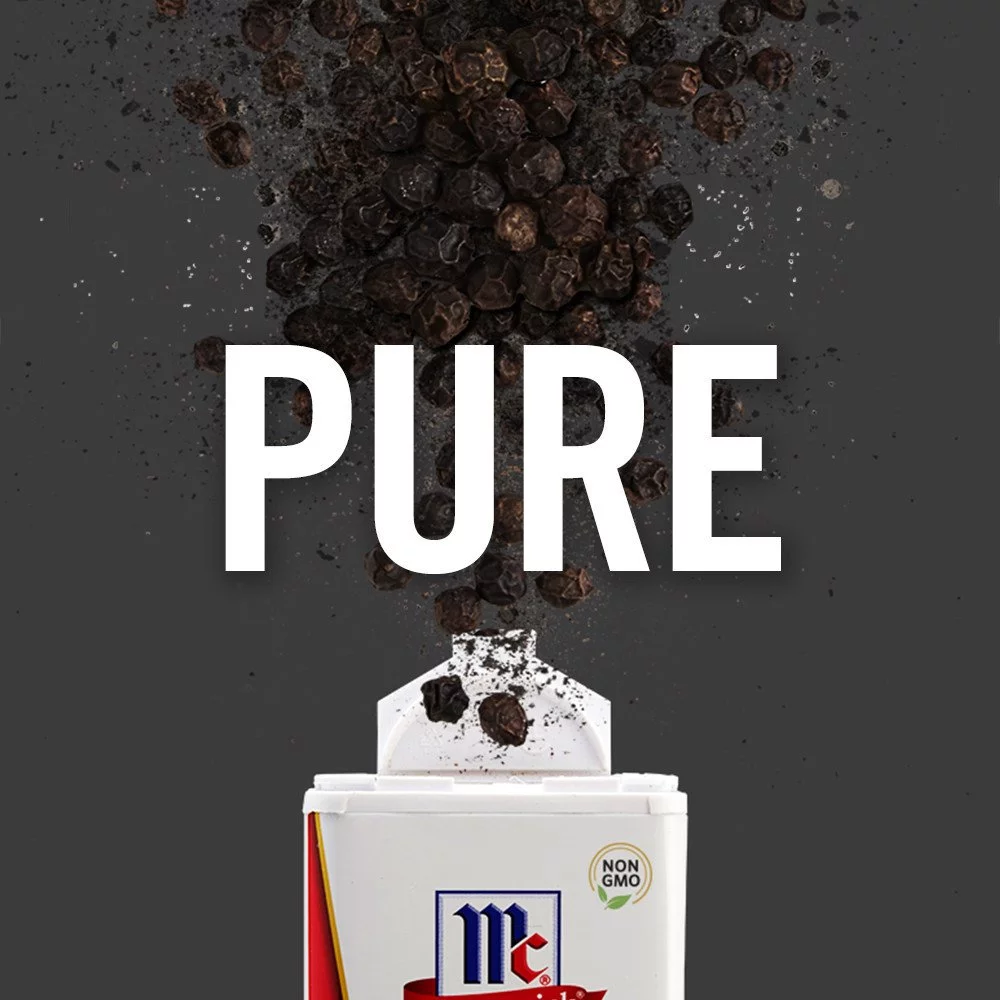 McCormick Fine Ground Black Pepper (Organic, Non-GMO, Kosher), 12 oz