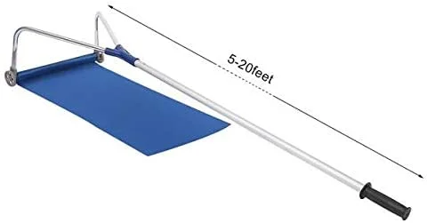 Snow Roof Rake Roof Snow Removal Tool Head Roof Rake Snow Effective Cleanup Helper