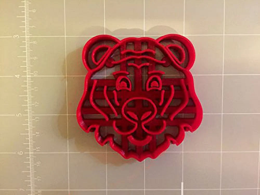 Tiger Cookie Cutter- Fast Shipping - Sharp Edges - Exceptional Quality