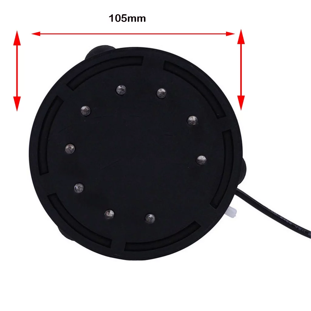 ZiSUGP Air Mattress for Pool Float Adult 9 LED Aquarium Underwater Air Stone Disk Multi Color for Fish Tank Round Bubbler