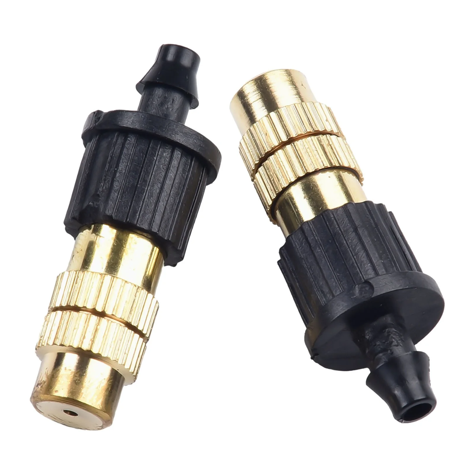 5 Pcs Brass Fog Mist Nozzle Misting Fogging Cooling Spray Sprinkler Head Lawn