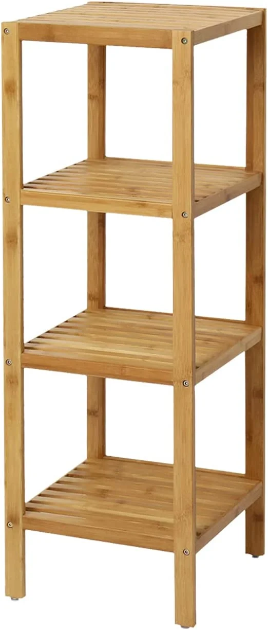 DSZBNUIO 4-Tier   Narrow Bathroom  Organizer - Flower Plant Stand  Corner    Room Bathroom Kitchen