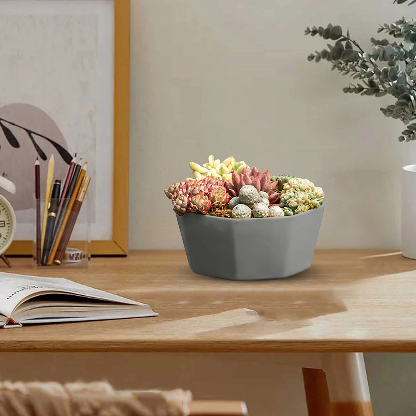 Flower Pots Large Diameter Planters With Hole Modern Pots Great For Herbs African