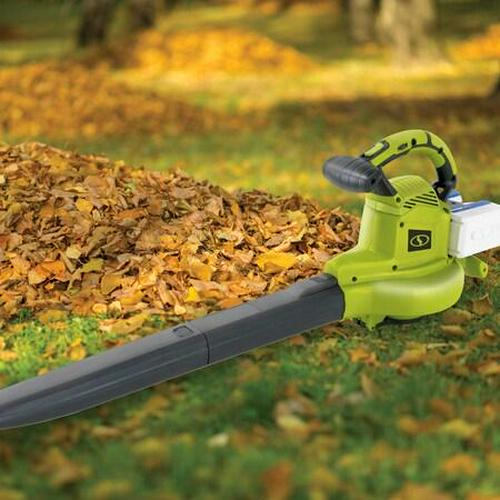 48V iON+ Cordless 190-MPH Leaf Blower/Vacuum/Mulch, 9-Gal, 2 Batteries, Dual Chrgr