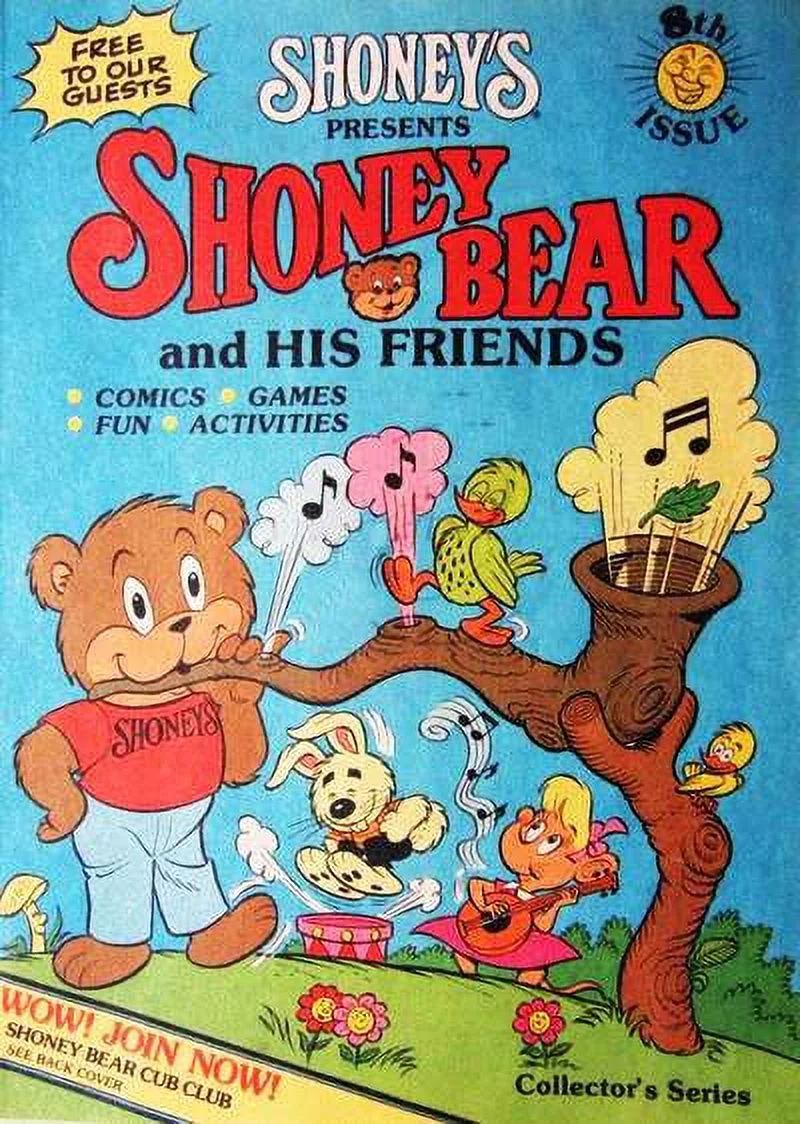 Shoney's Presents Shoney Bear and His Friends #8 VF ; Western Comic Book