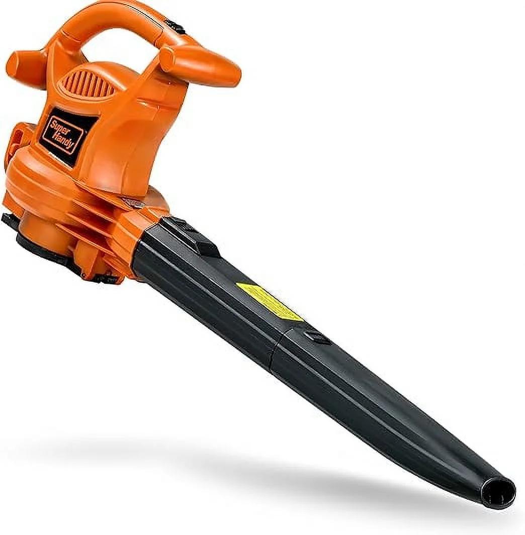 Pre-Owned SuperHandy 3 in 1 Leaf Blower, Vacuum and Mulcher Electric 120V - BLACK/ORANGE (Fair)