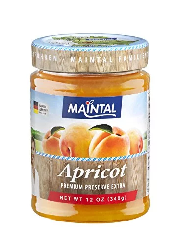 Bavarian Apricot  Preserve, 3 Pack (12 Oz. Jars)