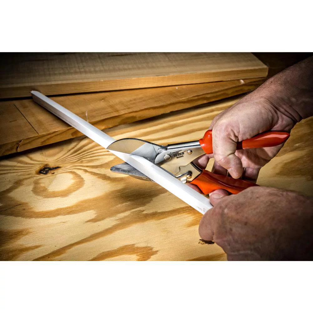 Apex Tool Group Molding Miter Snips, 3 1/2 in Cut, Cuts Straight, EA (186-M45RS)