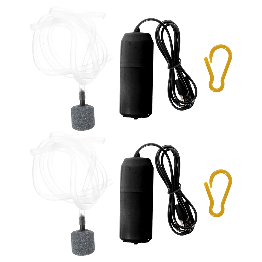 Frcolor Pump Air Aquarium Oxygen Fish Tank Bubbler Aerator Machine Pond Oxygenator Fishing Solar Mini Usb Silent Accessories