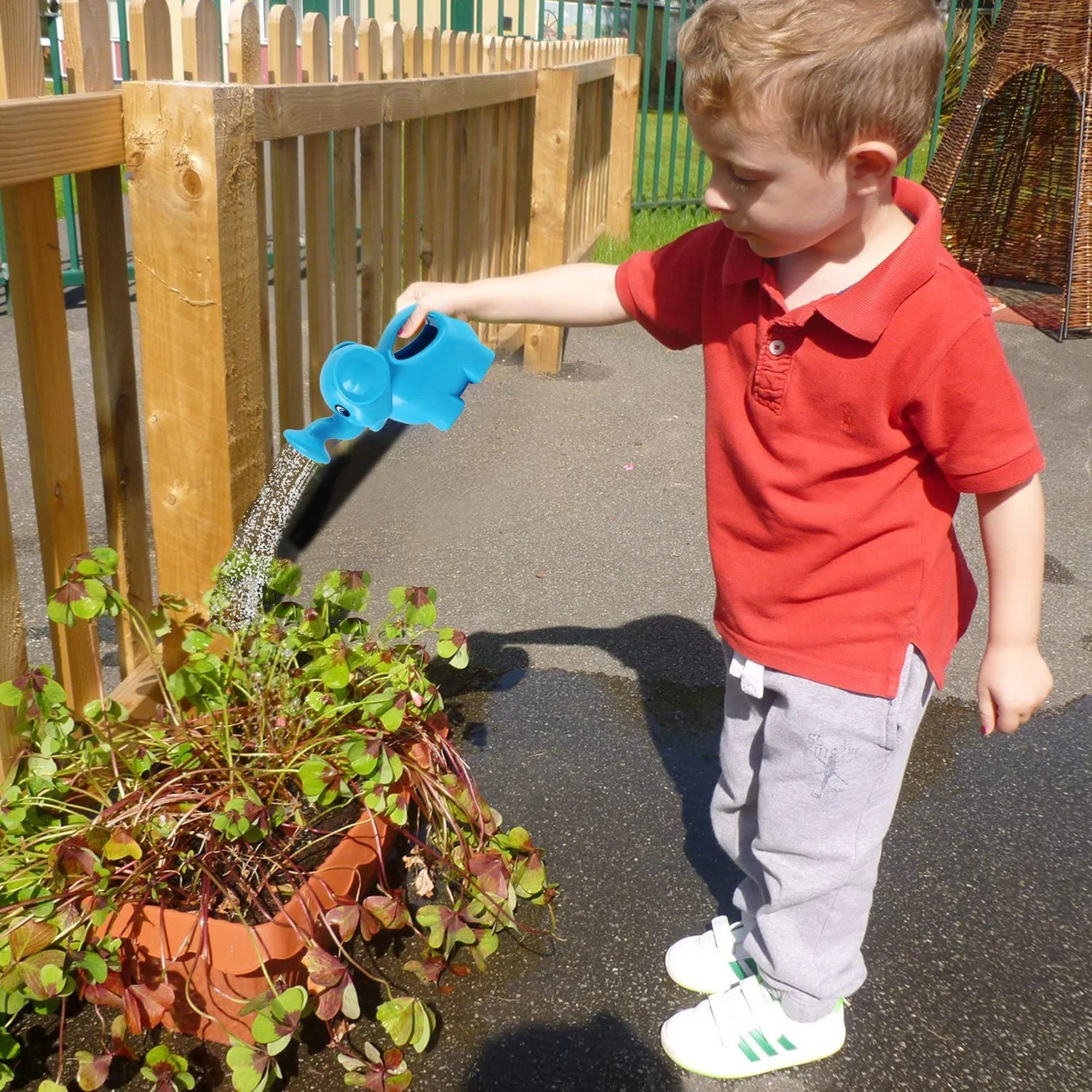 Little Garden Tool Playset Kids Pretend Play Gardening  9 Garden Tools and Plants Pieces