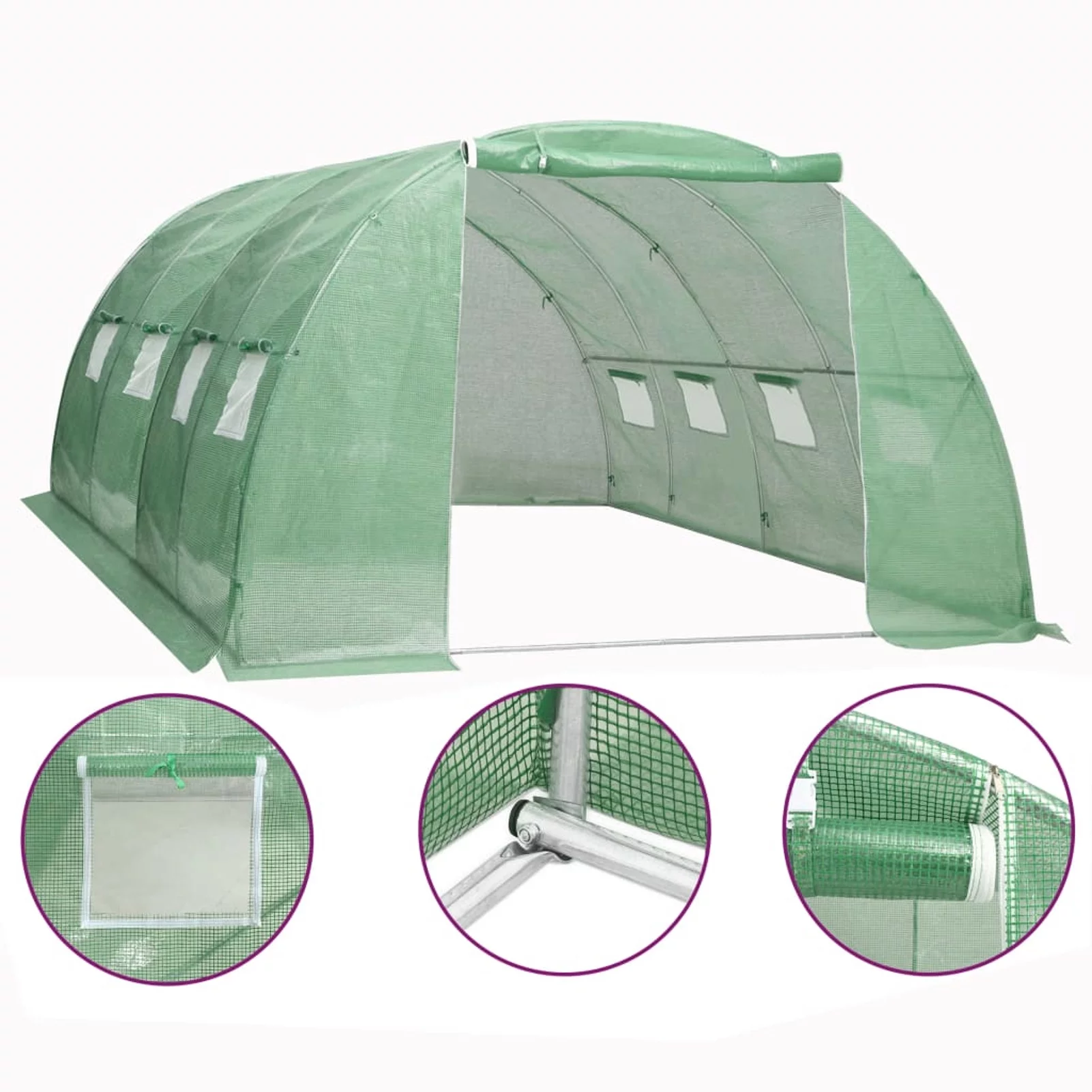Andoer Greenhouse 172.2 ft² 13.1'x13.1'x6.6'
