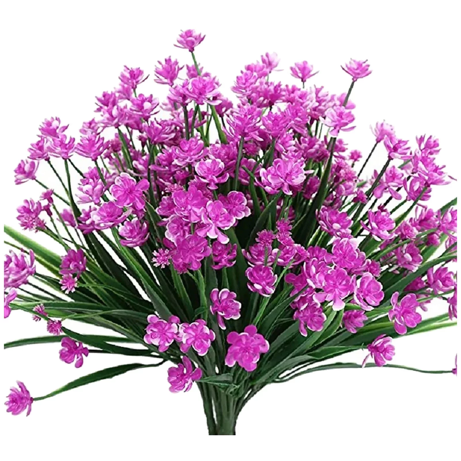 7pcs Artificial Flowers For Outdoor Decoration Flowers Outdoors In Bulk For Garden Courtyard Farmhouse Porch Home Decoration Rose Artificial Flowers Artificial Flower Pot Artificial