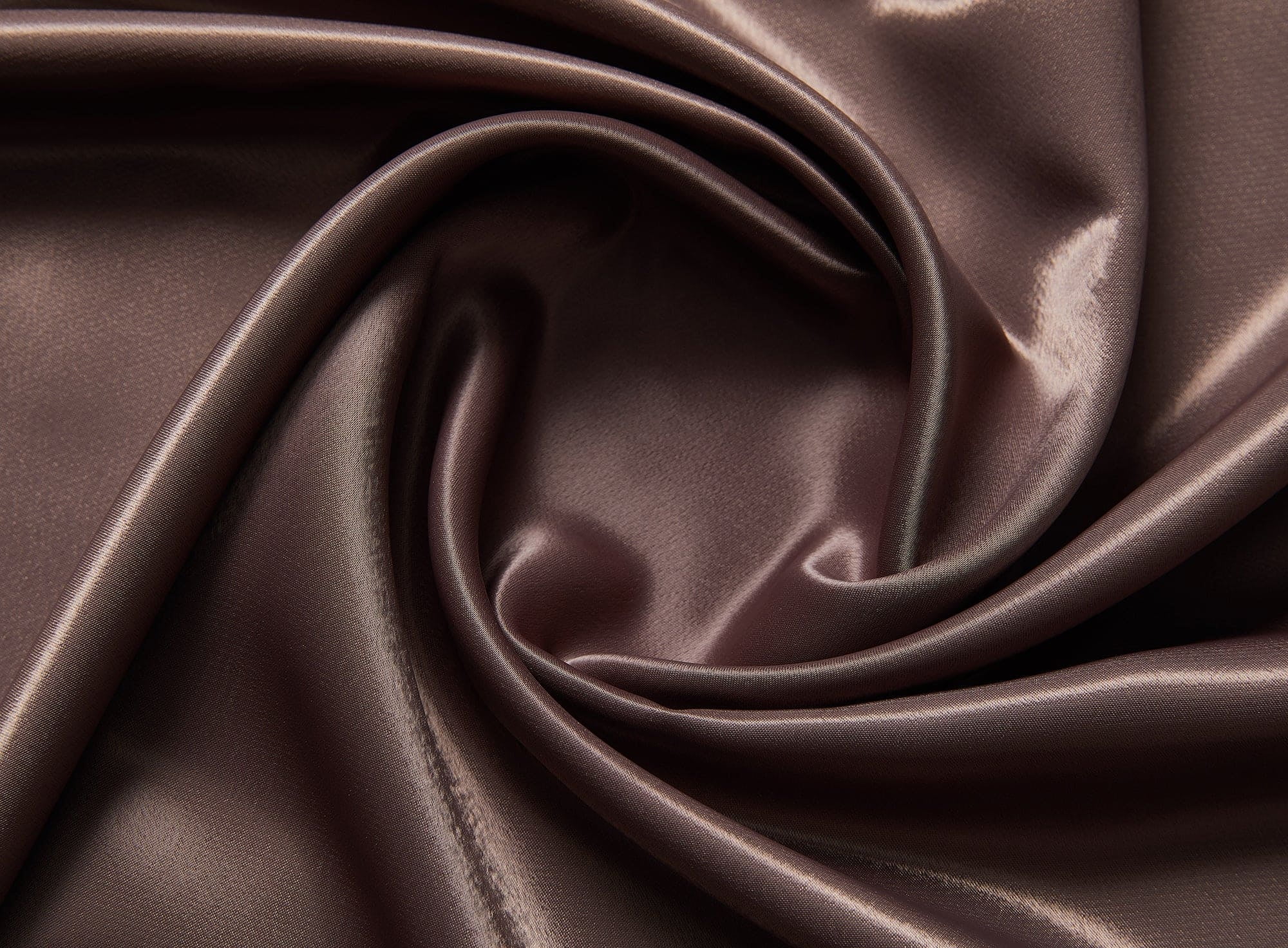 Zelouf Faille Back Satin , Sewing, DIY, Crafts Fabric by the Yard, Chocolate Pie, 1 Yard