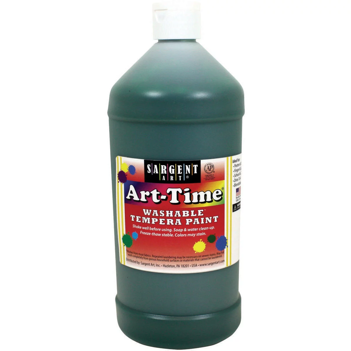Washable Art-Time(R) Tempera Paint 32oz-Green