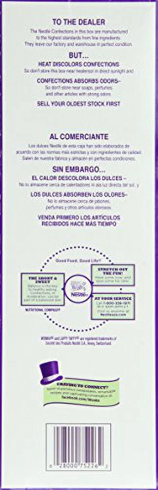 Wonka Rope, Banana, 0.81-Ounce Packages (Pack Of 96)