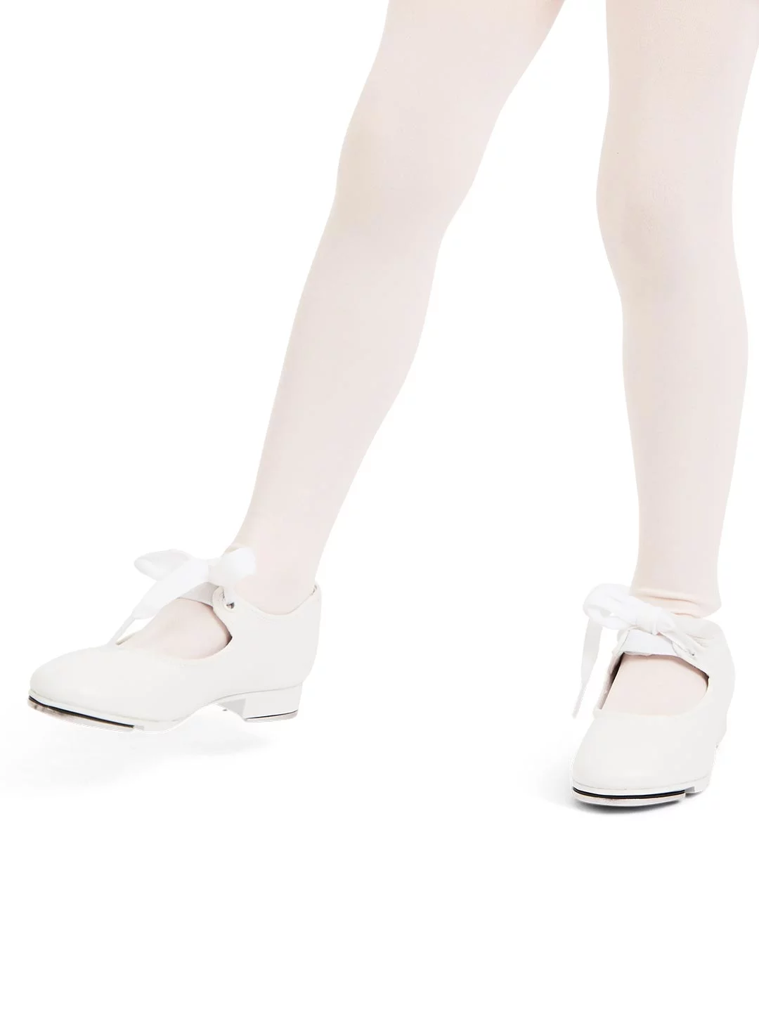 Capezio White Shuffle Tap Shoe - Child, Size Child 3 Narrow