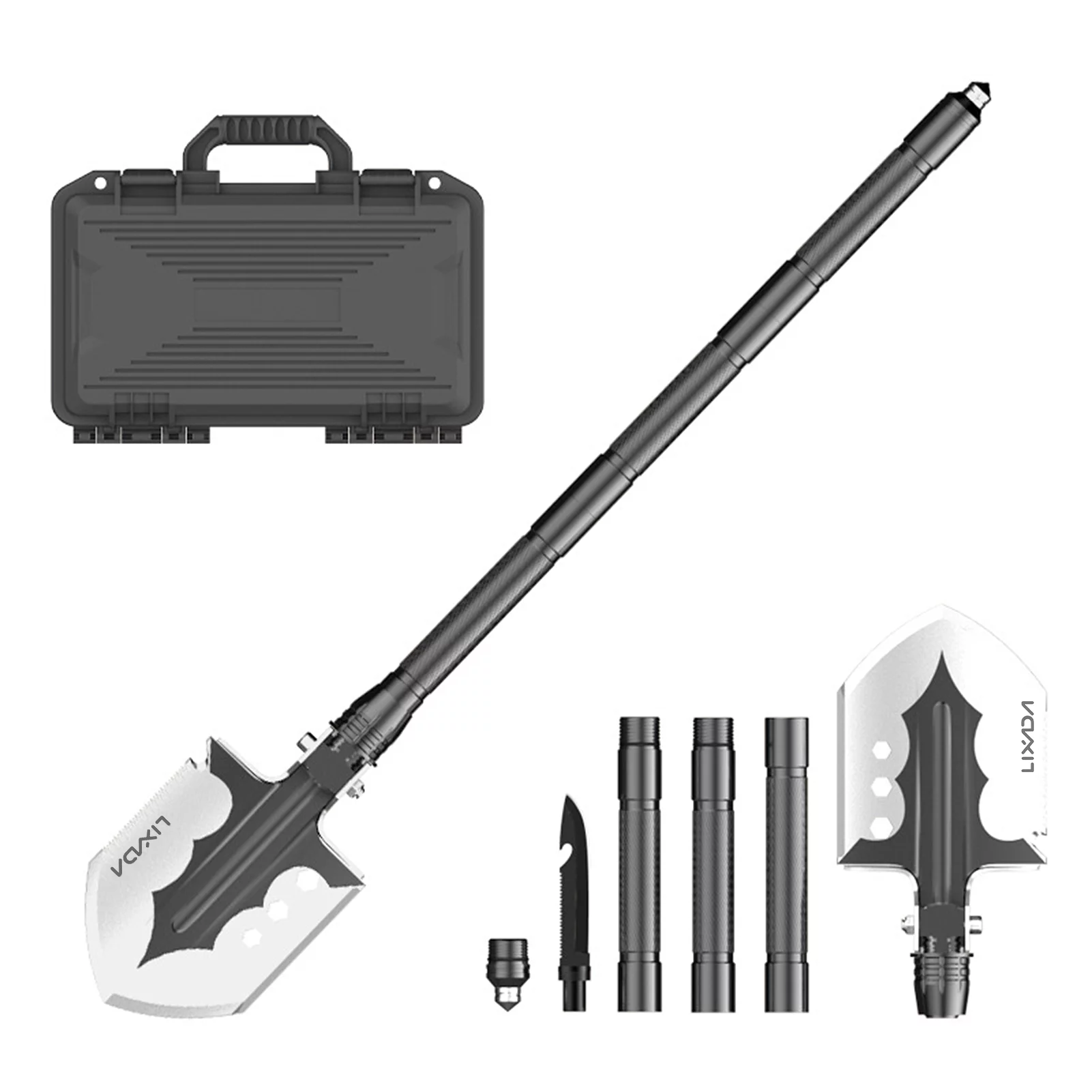 Lixada Camping Shovel - Versatile Multi-functional Tool for Survival and Outdoor Adventures