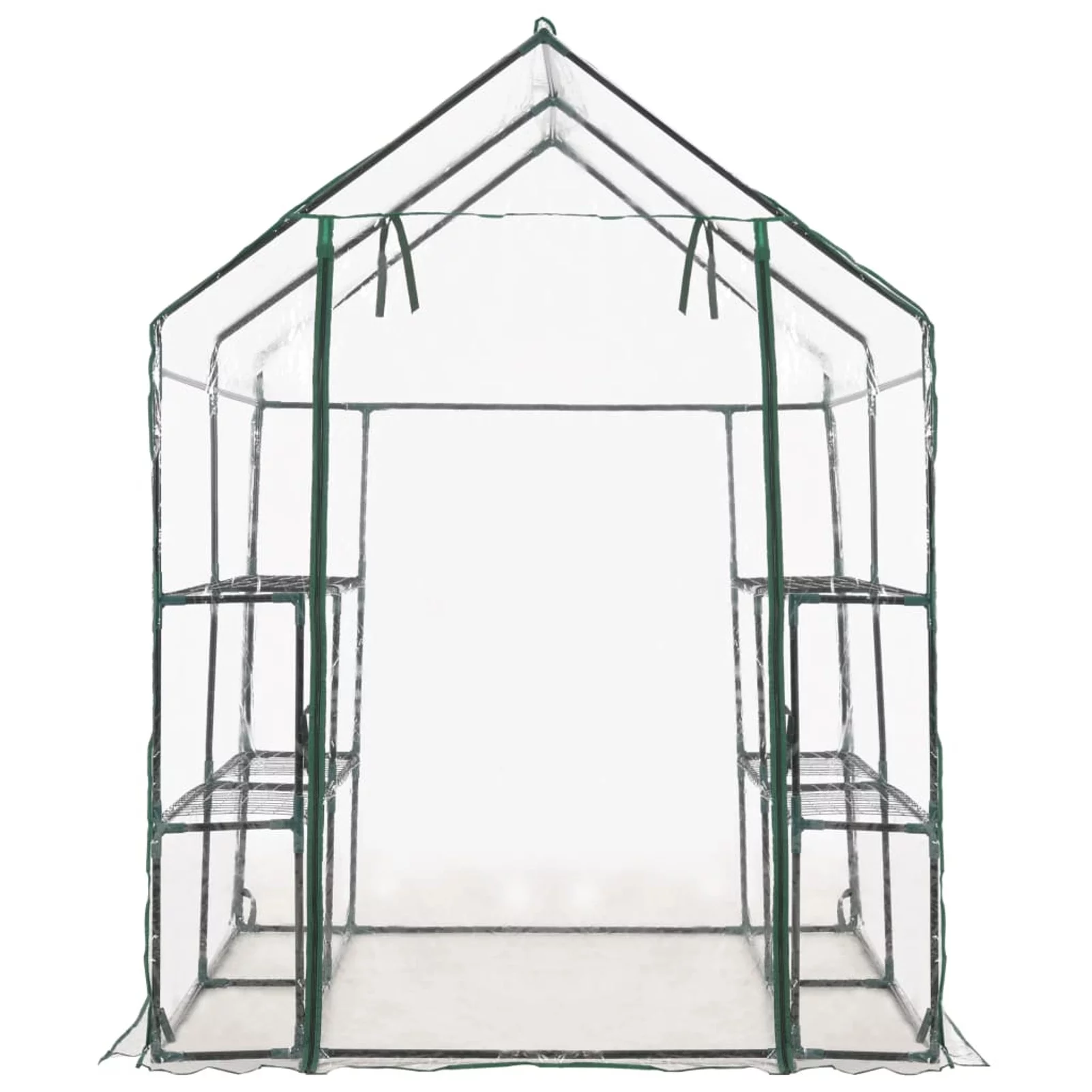 Tomshoo Greenhouse with 8 Shelves 4.7'x4.7'x6.4'