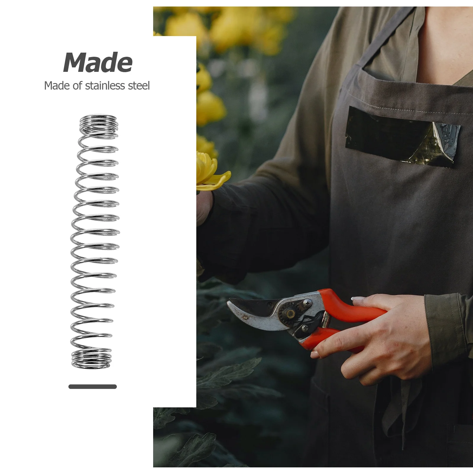 Pruner Spring Replacement Handheld Pruners Springs 3 Pcs Garden Shears Pruning Stainless Steel Parts