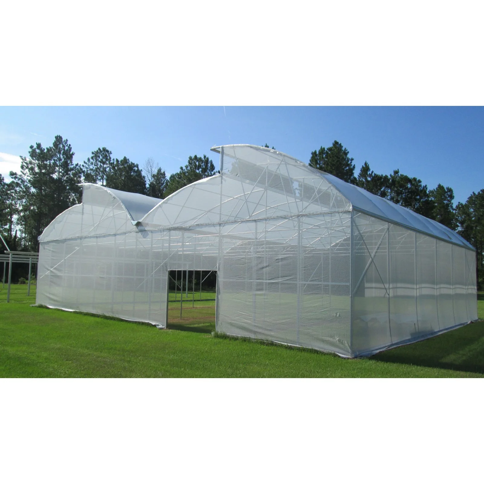RSI  White Tropical Weather Shade Clothes with Grommets - 50 PercentageShade Protection- 6 x 10 ft.