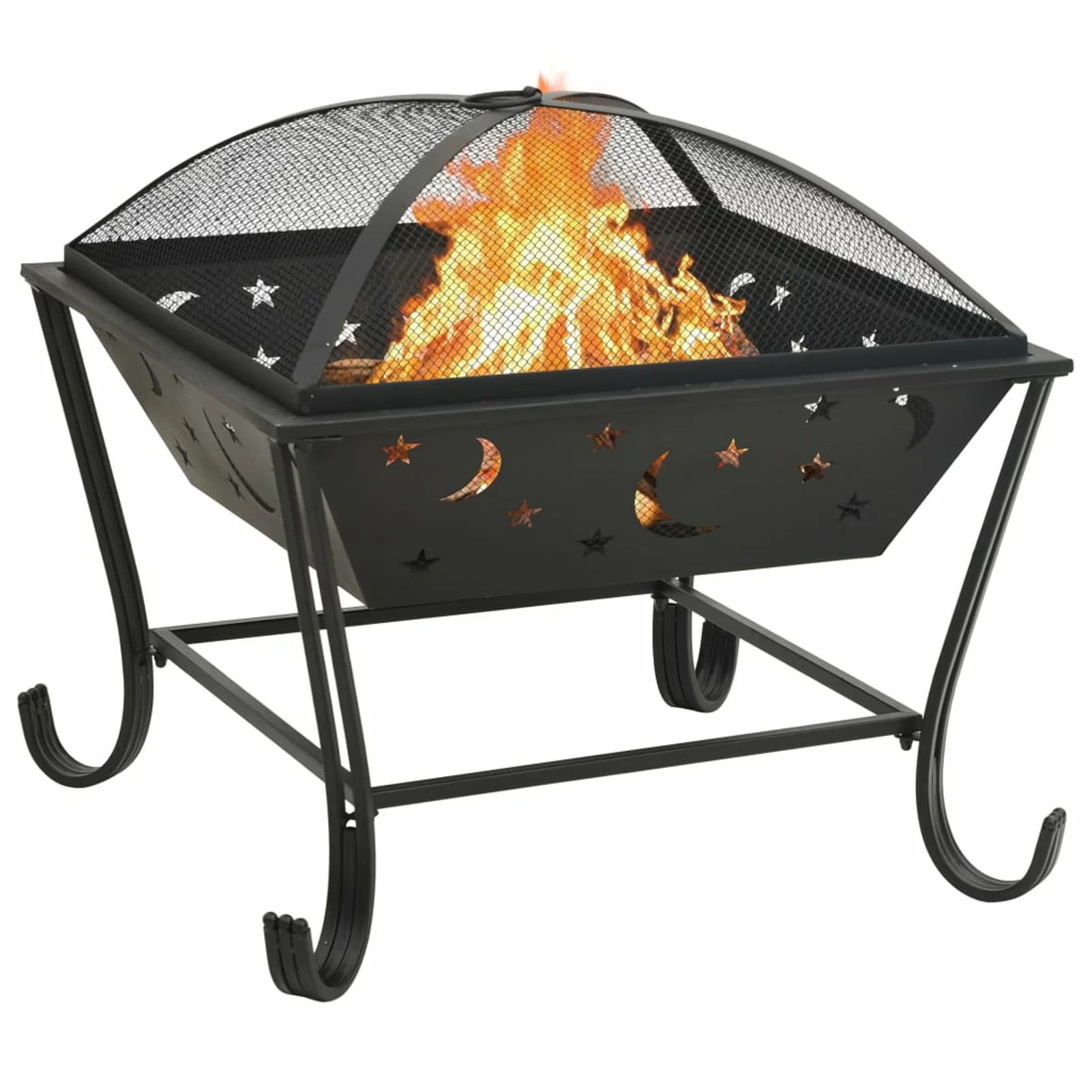 Carevas Fire Pit with Poker 24.4