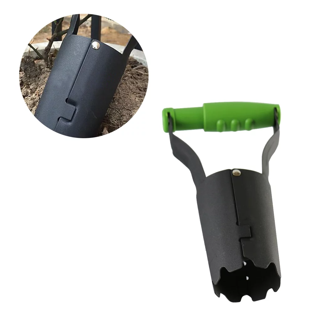 Gongxipen Manual Weeding Shovel Gardening Weeding Transplanting Shovel Garden Tool Agricultural Transplanter Farmer Growing Plants Tool (Black)