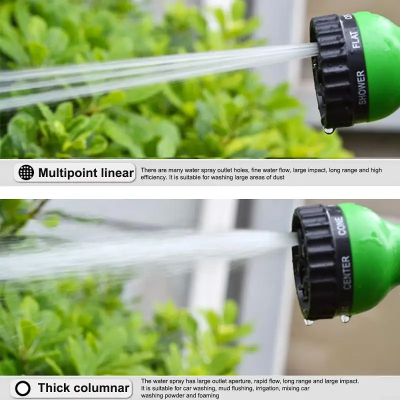 High Pressure Water Gun Car Wash Garden Adjustable Nozzle Anti Slip Watering Gun Lawn Hose Multifunction Irrigation Sprinkler 물총