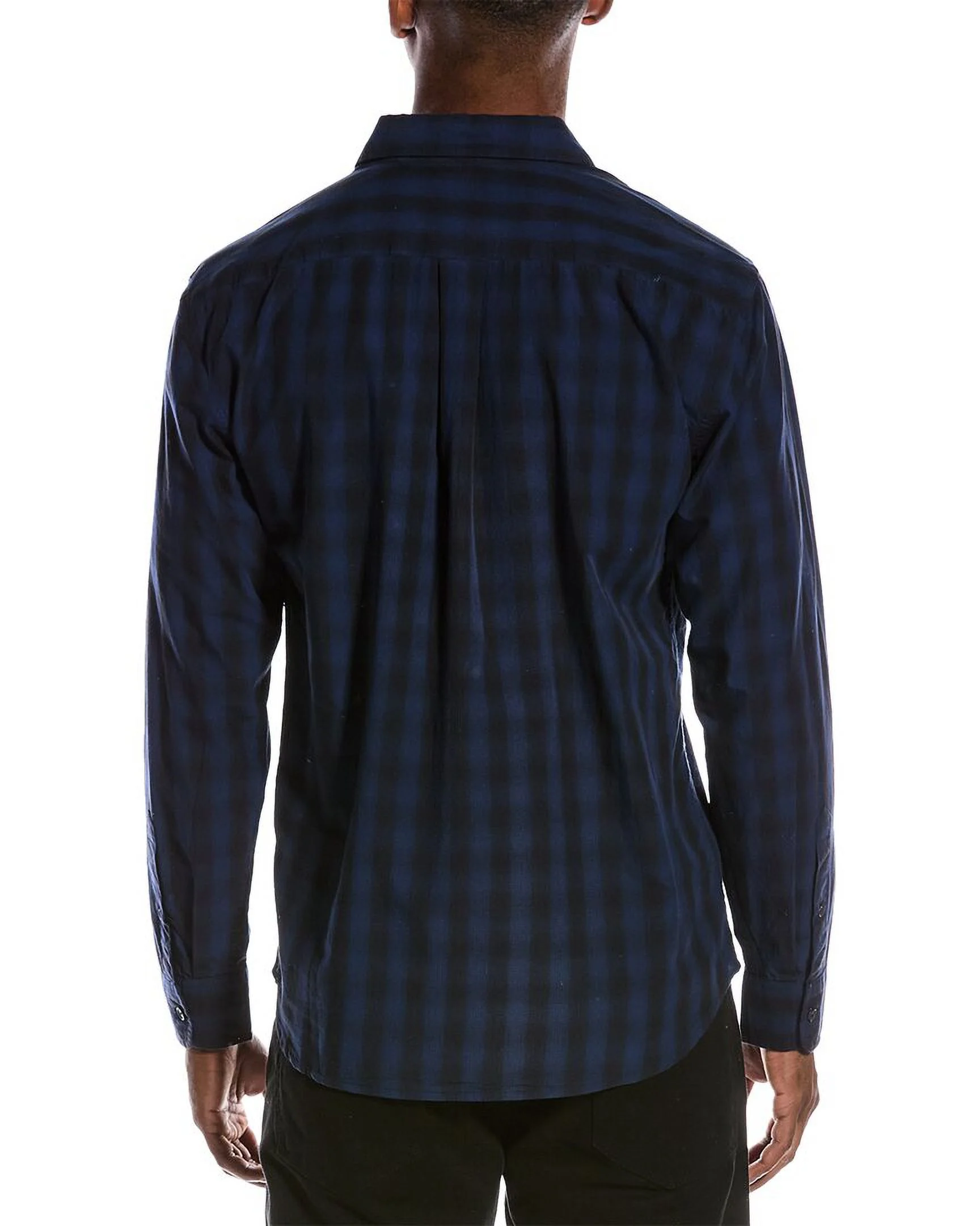 Billy Reid mens  Tuscumbia Shirt, S, Blue