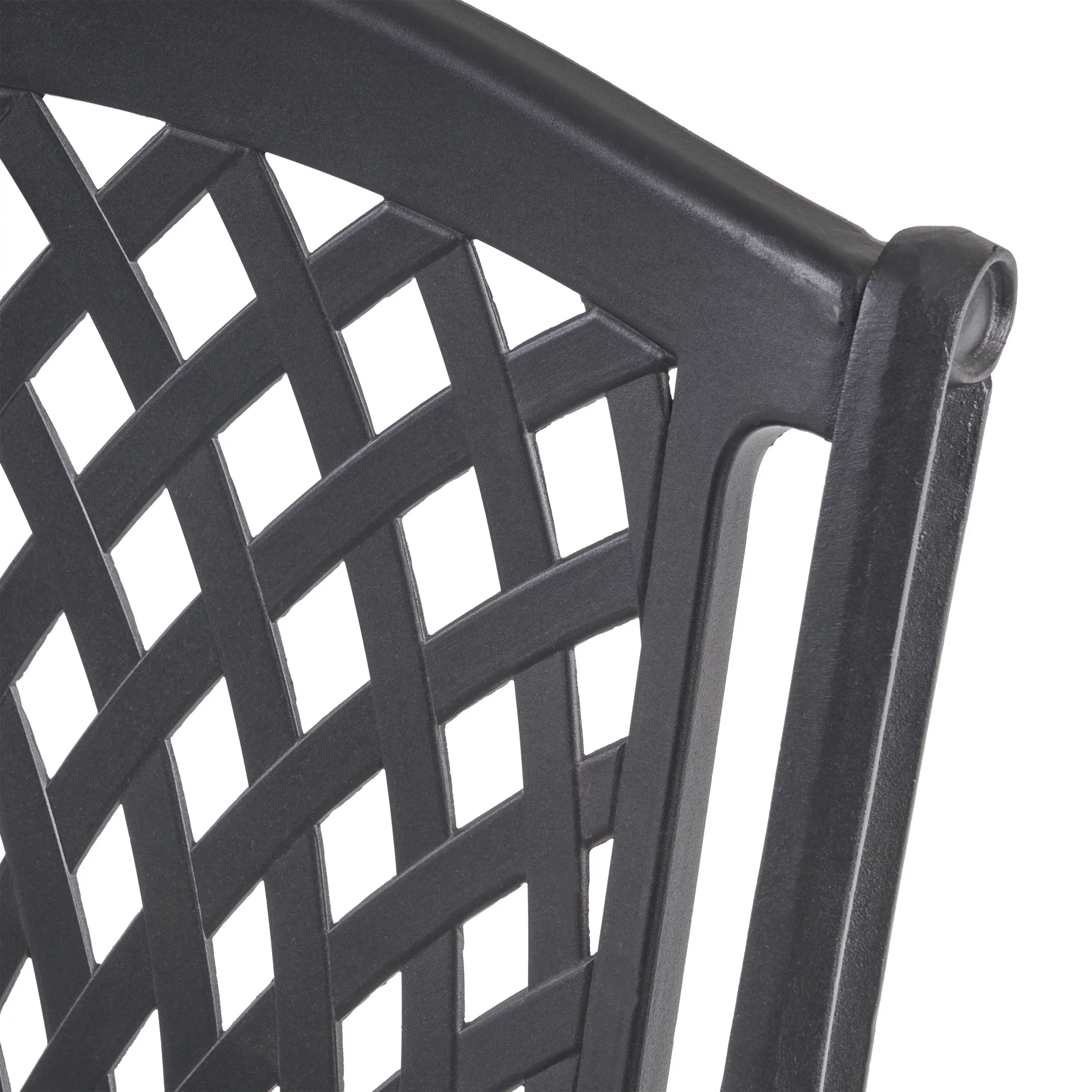 22 in,Grid Chair,These Durable, High-quality Chairs Are Made of Cast Aluminum with Mesh Backrests and Seat Rest,Provides A Sturdy, Weather-resistant Frame,backyard,courtyard,deck Space