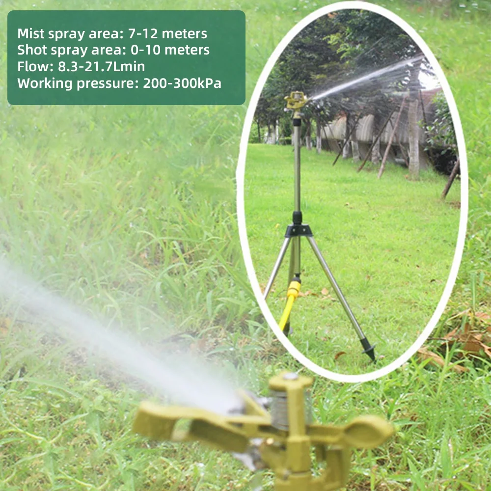 Sprinkler,Sprinkler Lawn Area 1/2'' Duty Zinc Alloy On Heavy Duty Universal With Head Water Sprinkler Sprinklers Qisuo Sprinkler Lawn 0- Rotate Dsfen