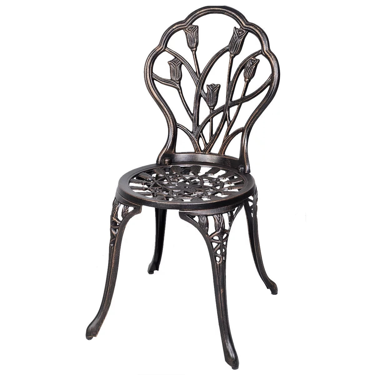 Patio Bistro Set in Antique Copper