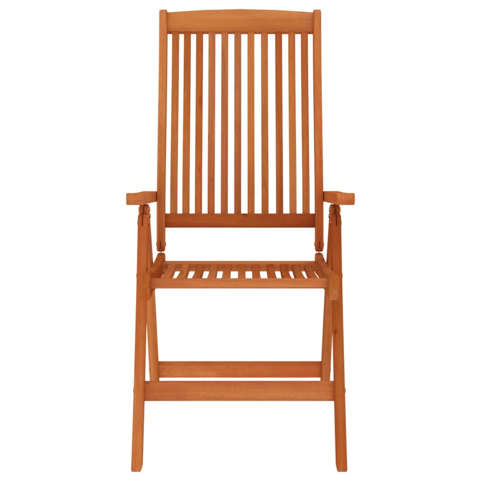 Aibecy Folding Patio Chairs 4 pcs Solid Wood Eucalyptus