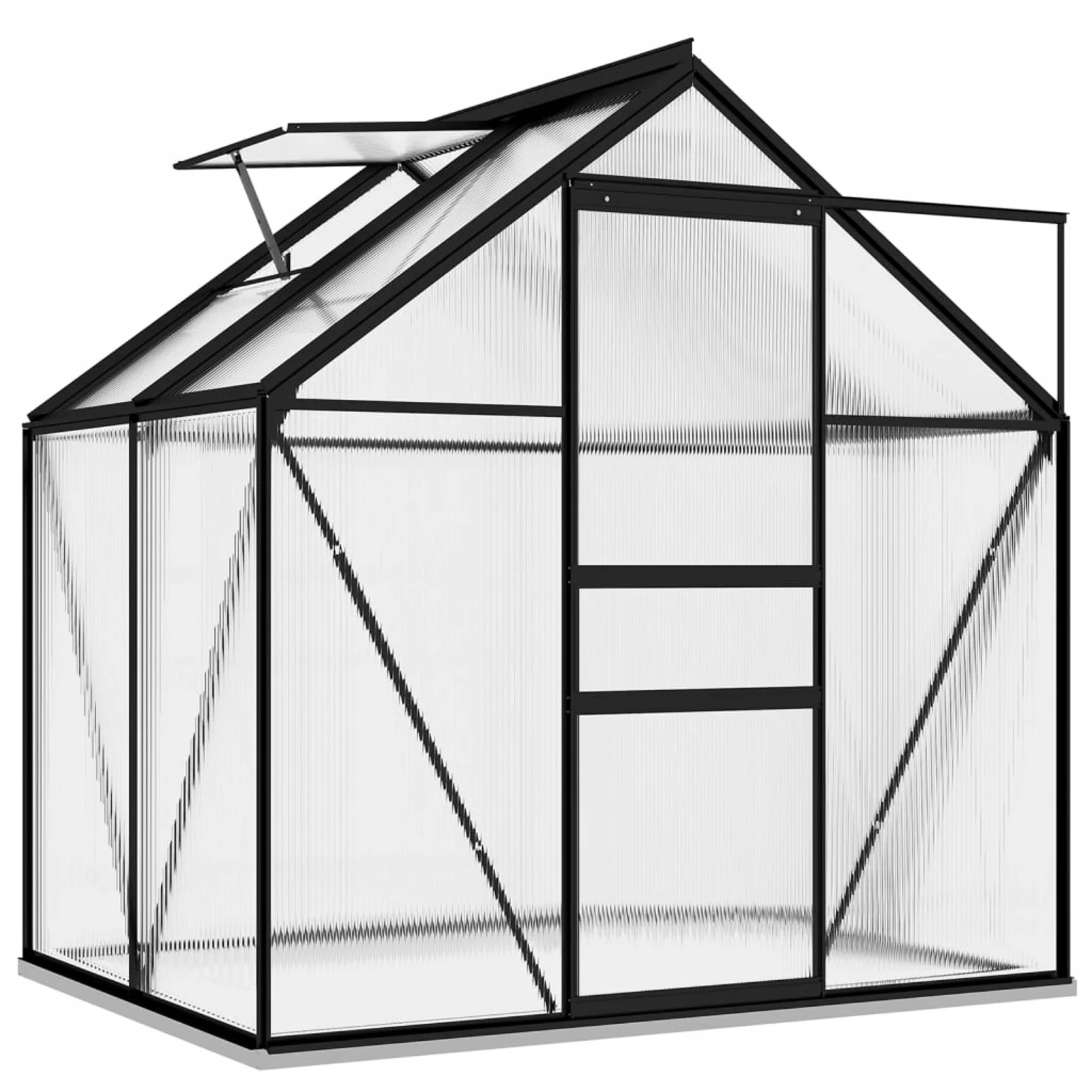 Suzicca Greenhouse Anthracite Aluminum 26.6 ft²