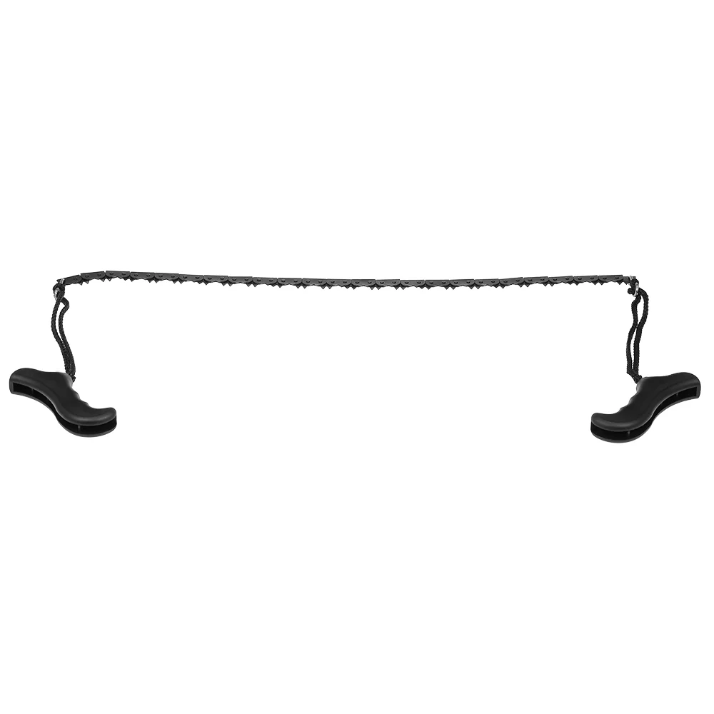 Folding Chain Saw Jagged Chainsaw Manual Steel Wire Saw Hand Camping Hiking Emergency Survival Tool