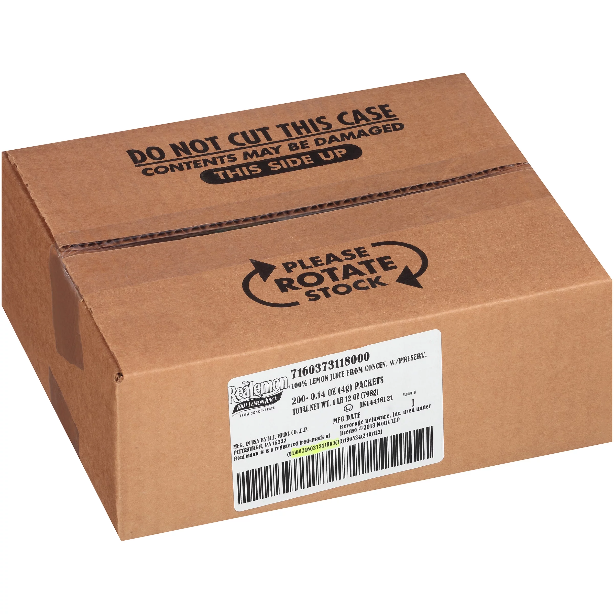 ReaLemon Lemon Juice Single Serve, 200 ct Casepack