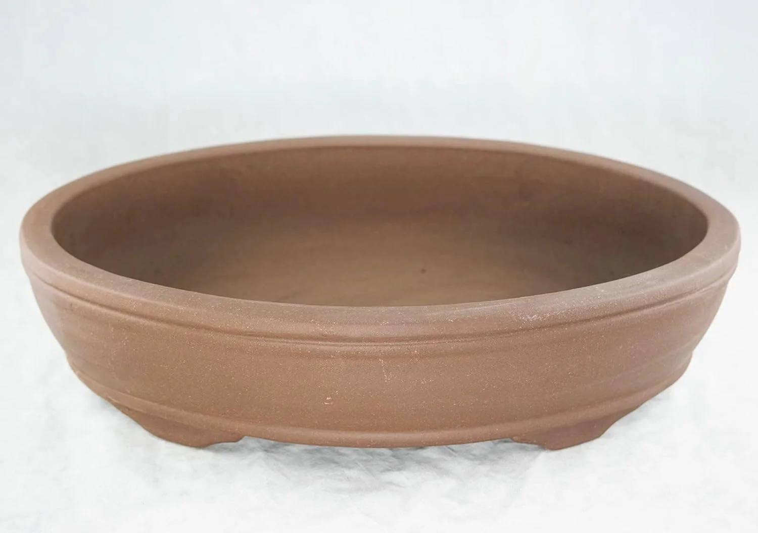 Oval Yixing Zisha Bonsai Pot, Cactus & Succulent Planter + Mesh - 14