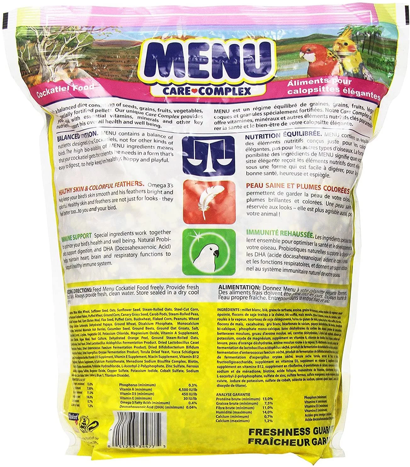 Sunseed® Vita Sunscription® Cockatiel & LoveBirds Diet 5 Lbs