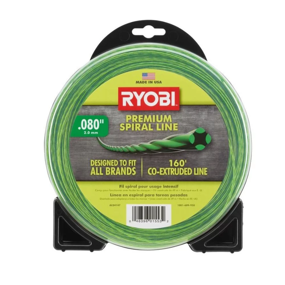 0.080 in. x 160 ft. Premium Spiral Cordless and Gas Trimmer Line