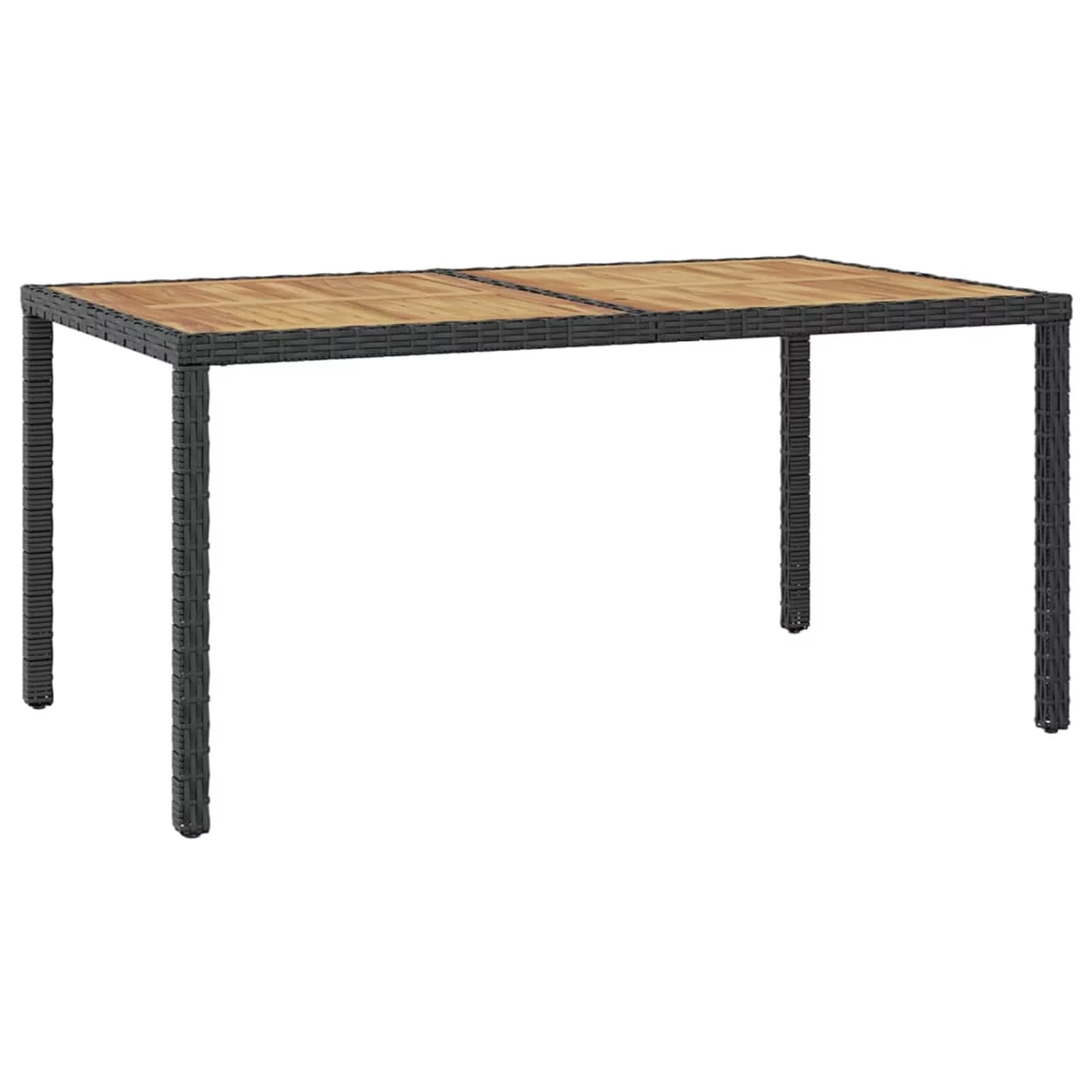 walmeck 7 Piece Patio Dining Set with Cushions Poly Rattan