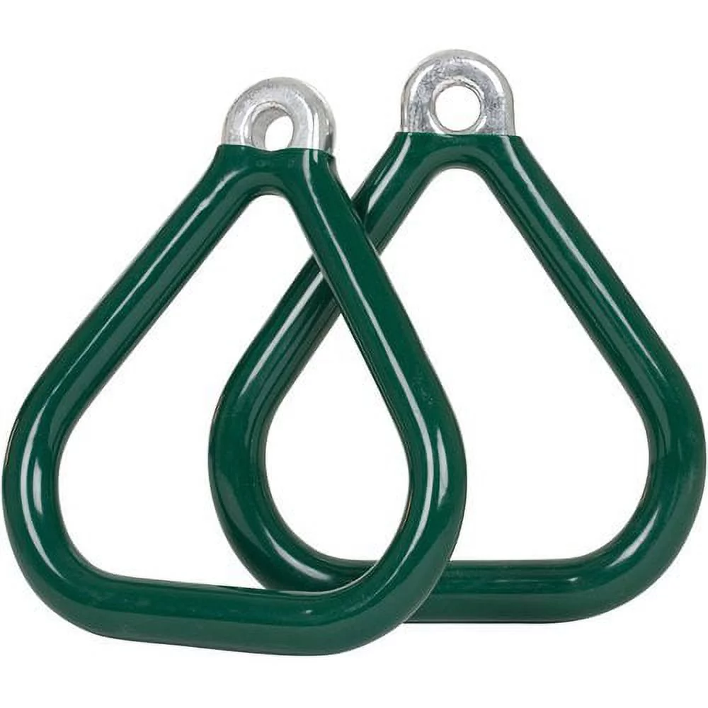 Swing Set Stuff Inc. Commercial Coated Triangle Trapeze Rings (Red)