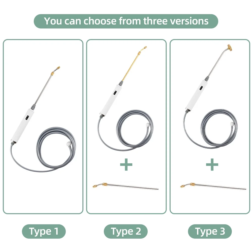 Aibecy Electric Handheld Sprayer Wand with Retractable Design, 3 Spray Modes and 9.8ft Hose for Hassle-Free Watering