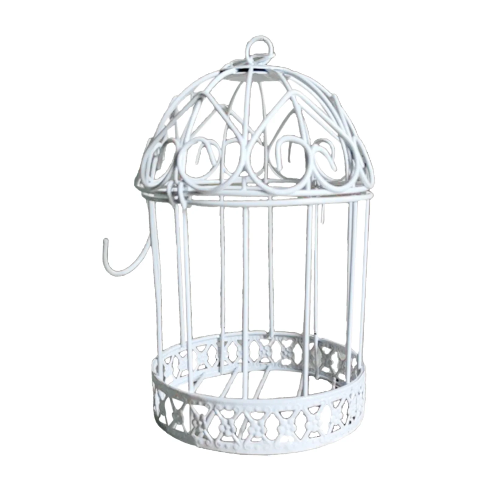 13cm Rustic Iron Wire Shape Succulent Pot Hanging Planter Plant