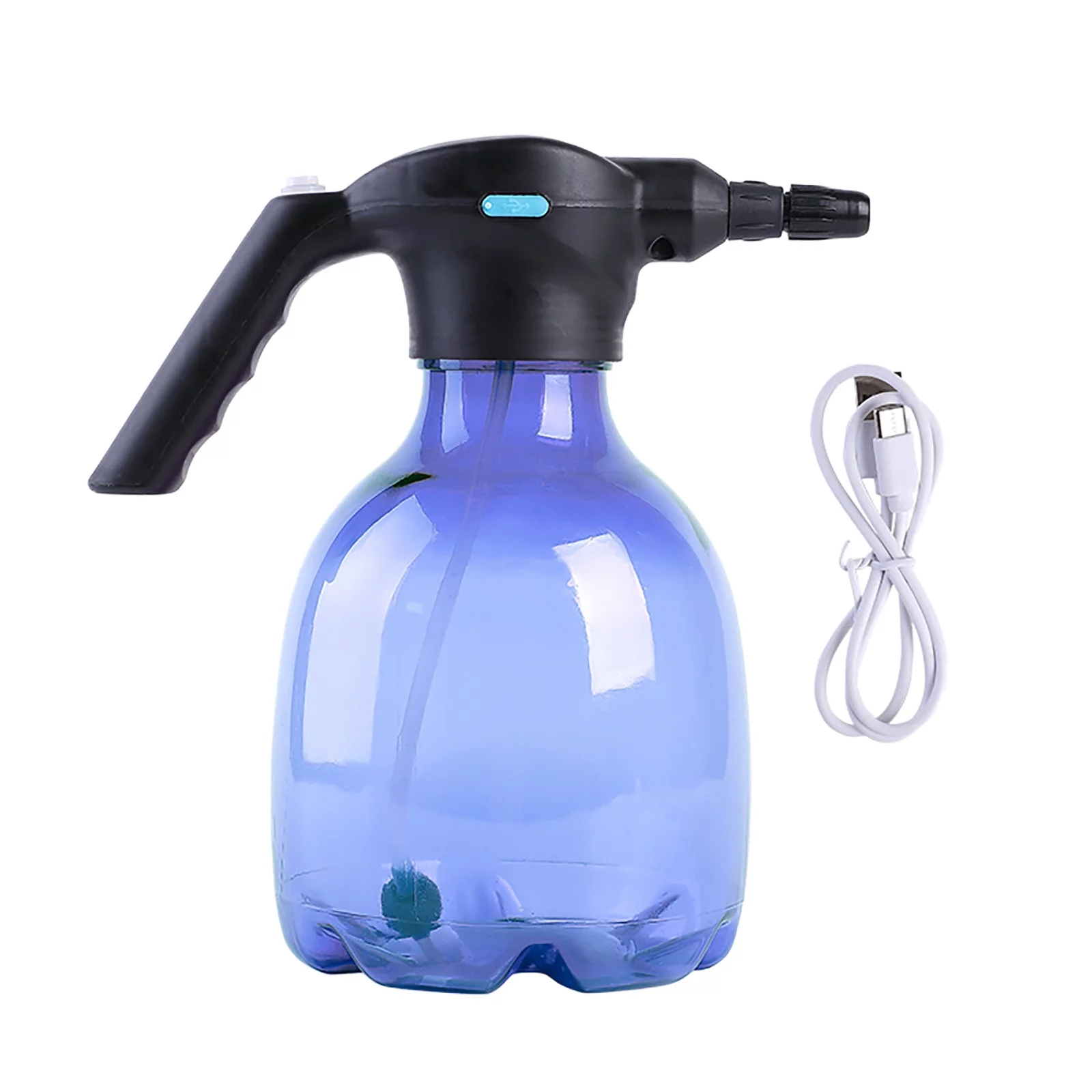 Jierger 2.5L/0.66Gallon Electric Sprinkler Plastic Watering Flower Gardening Sprinkler Sprayers Greenery Automatic Spray Cans for Indoor Bonsai Plants Garden Flowers (With charging cable)